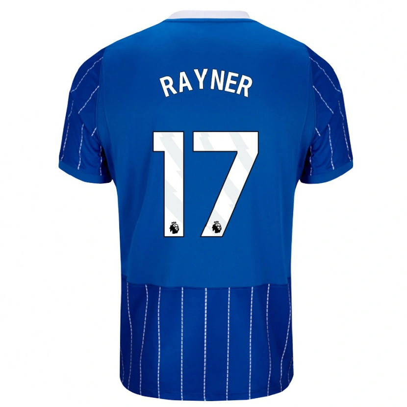 Danxen Męski Bex Rayner #17 Średni Niebieski Biały Domowa Koszulka 2026/27 Koszulki Klubowe