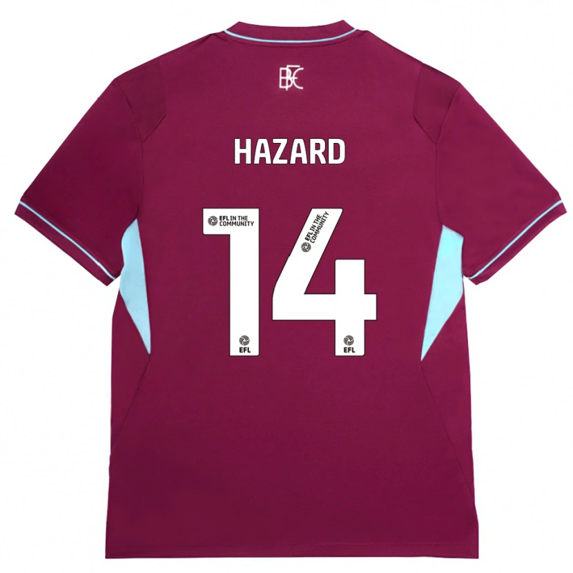 Danxen Męski Amelia Hazard #14 Bordowy Zielony Domowa Koszulka 2026/27 Koszulki Klubowe