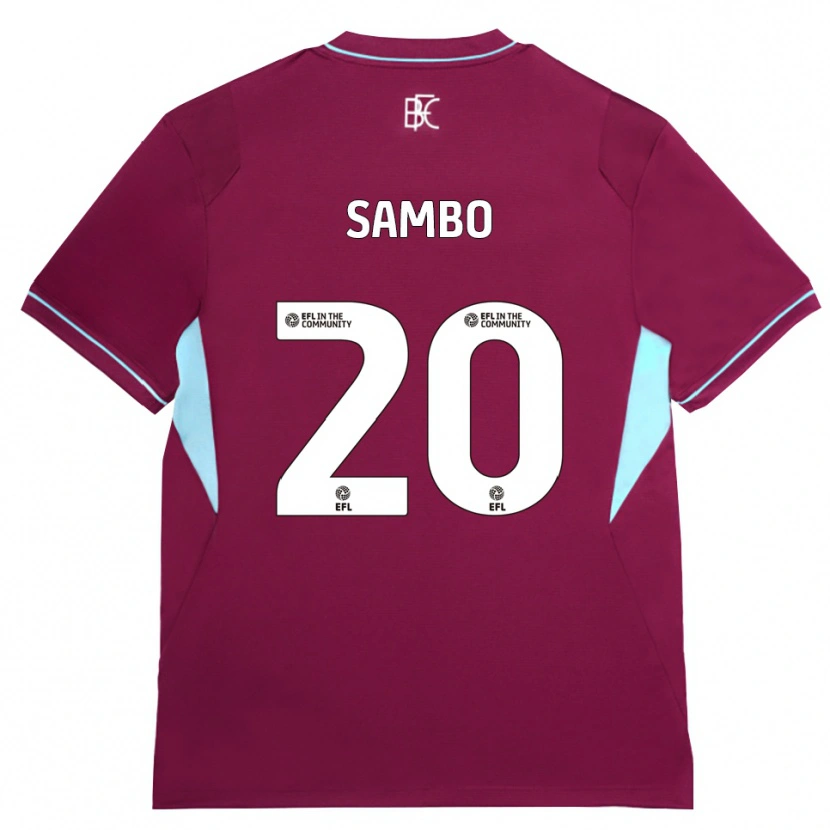 Danxen Męski Shurandy Sambo #20 Bordowy Zielony Domowa Koszulka 2026/27 Koszulki Klubowe