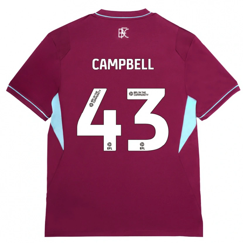 Danxen Męski Murray Campbell #43 Bordowy Zielony Domowa Koszulka 2026/27 Koszulki Klubowe