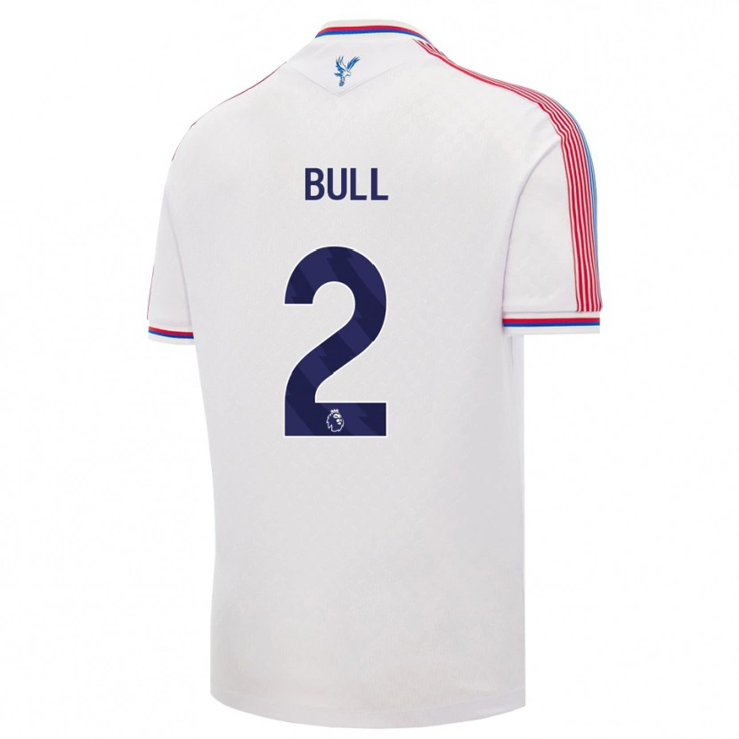 Danxen Męski Hugo Bull #2 Biały Czerwony Niebieski Domowa Koszulka 2026/27 Koszulki Klubowe