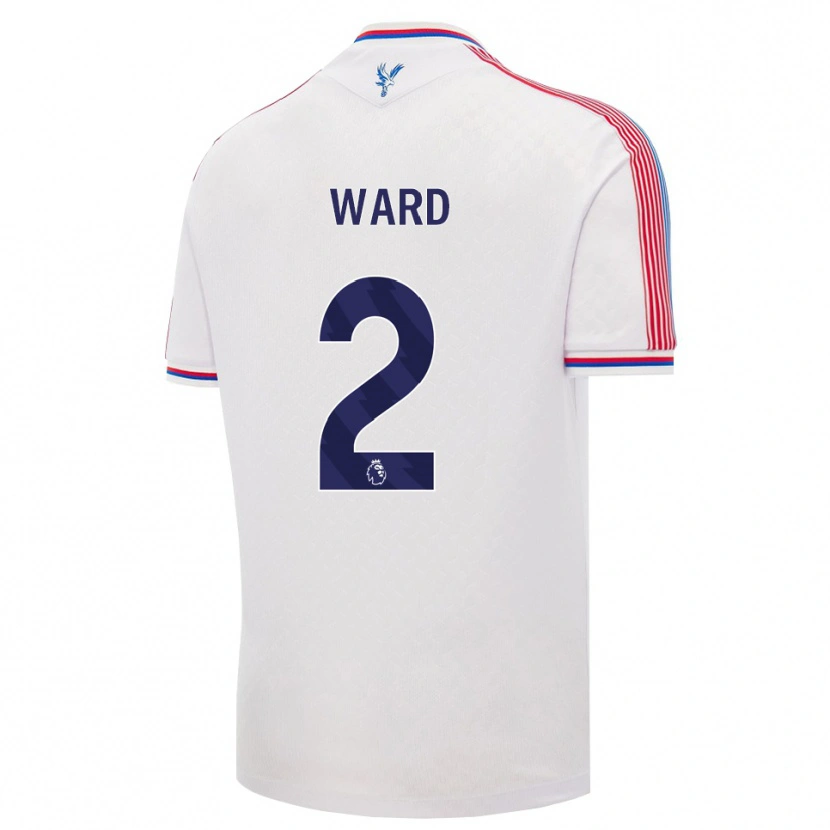 Danxen Męski Joel Ward #2 Biały Czerwony Niebieski Domowa Koszulka 2026/27 Koszulki Klubowe