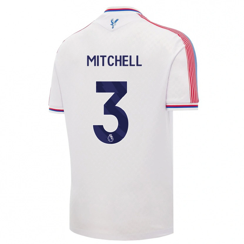 Danxen Męski Tyrick Mitchell #3 Biały Czerwony Niebieski Domowa Koszulka 2026/27 Koszulki Klubowe