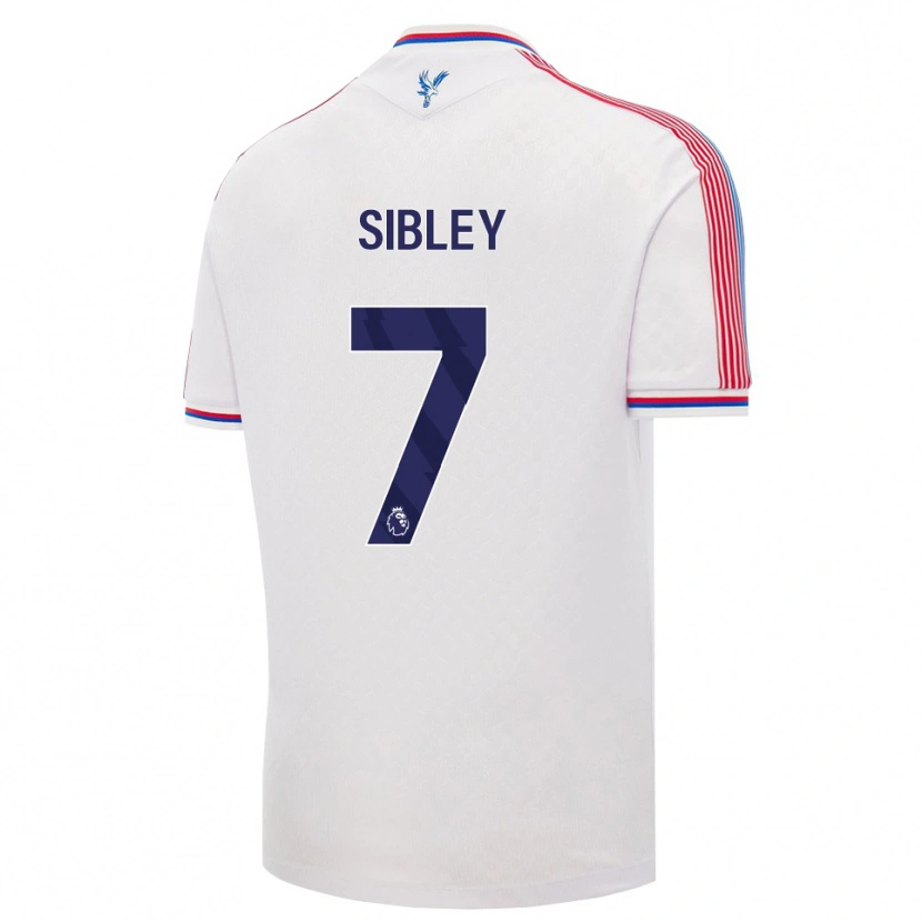 Danxen Męski Isabella Sibley #7 Biały Czerwony Niebieski Domowa Koszulka 2026/27 Koszulki Klubowe