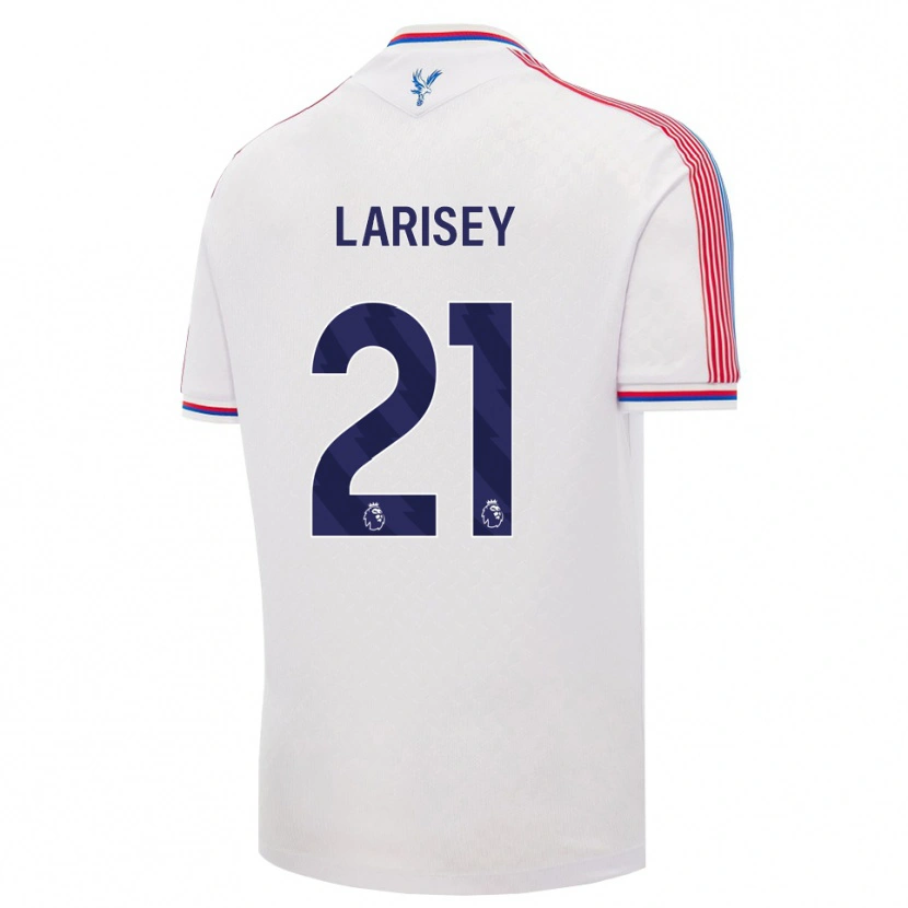 Danxen Męski Clarissa Larisey #21 Biały Czerwony Niebieski Domowa Koszulka 2026/27 Koszulki Klubowe