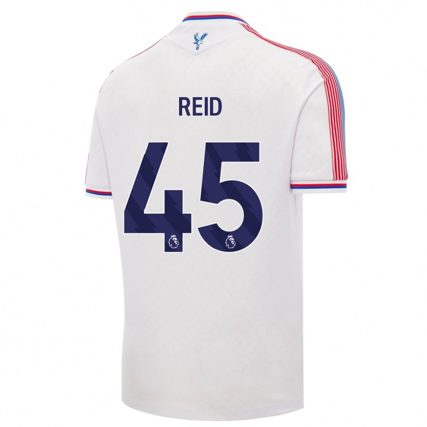 Danxen Męski Dylan Reid #45 Biały Czerwony Niebieski Domowa Koszulka 2026/27 Koszulki Klubowe