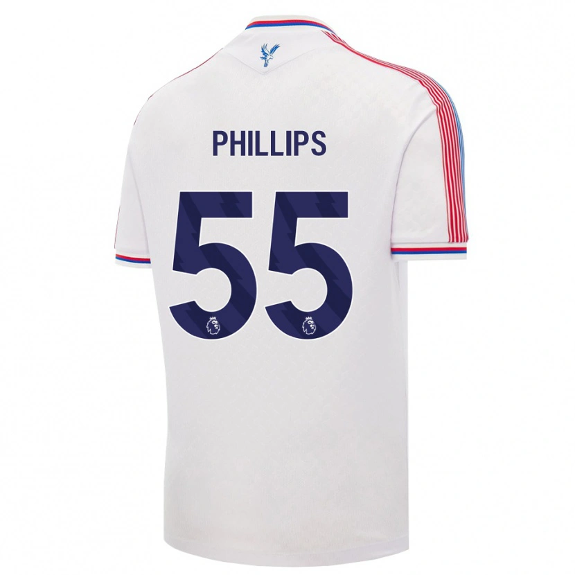 Danxen Męski Killian Phillips #55 Biały Czerwony Niebieski Domowa Koszulka 2026/27 Koszulki Klubowe