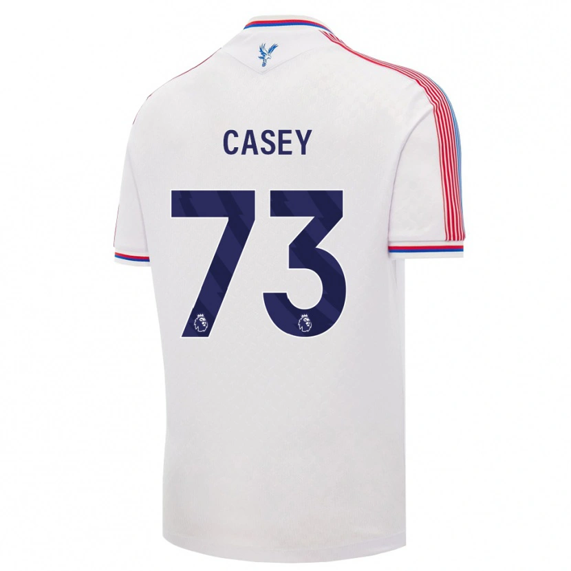 Danxen Męski Ben Casey #73 Biały Czerwony Niebieski Domowa Koszulka 2026/27 Koszulki Klubowe