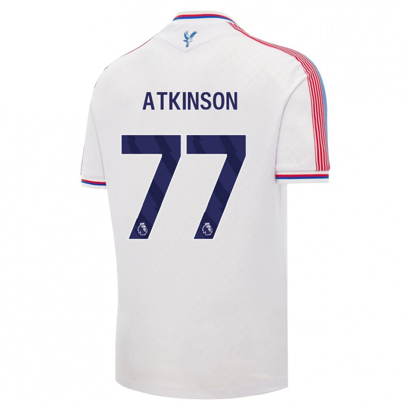 Danxen Męski Isibeal Atkinson #77 Biały Czerwony Niebieski Domowa Koszulka 2026/27 Koszulki Klubowe