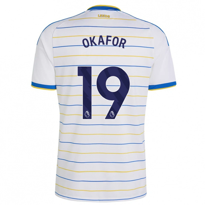 Danxen Męski Noah Okafor #19 Czerwony Żółty Niebieski Domowa Koszulka 2026/27 Koszulki Klubowe