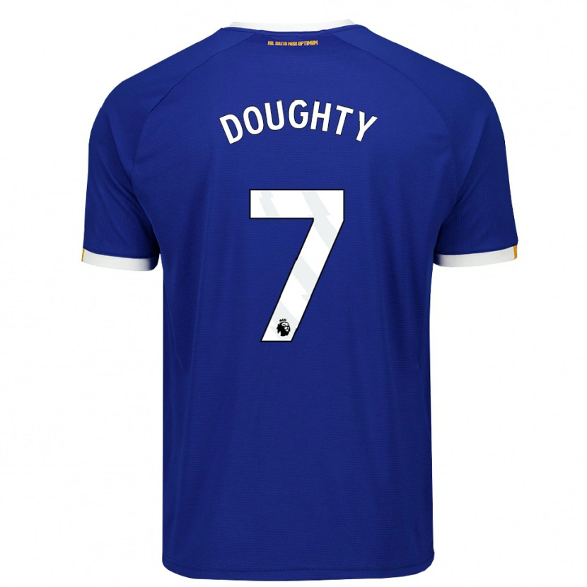 Danxen Męski Jake Doughty #7 Niebieski Biały Żółty Domowa Koszulka 2026/27 Koszulki Klubowe