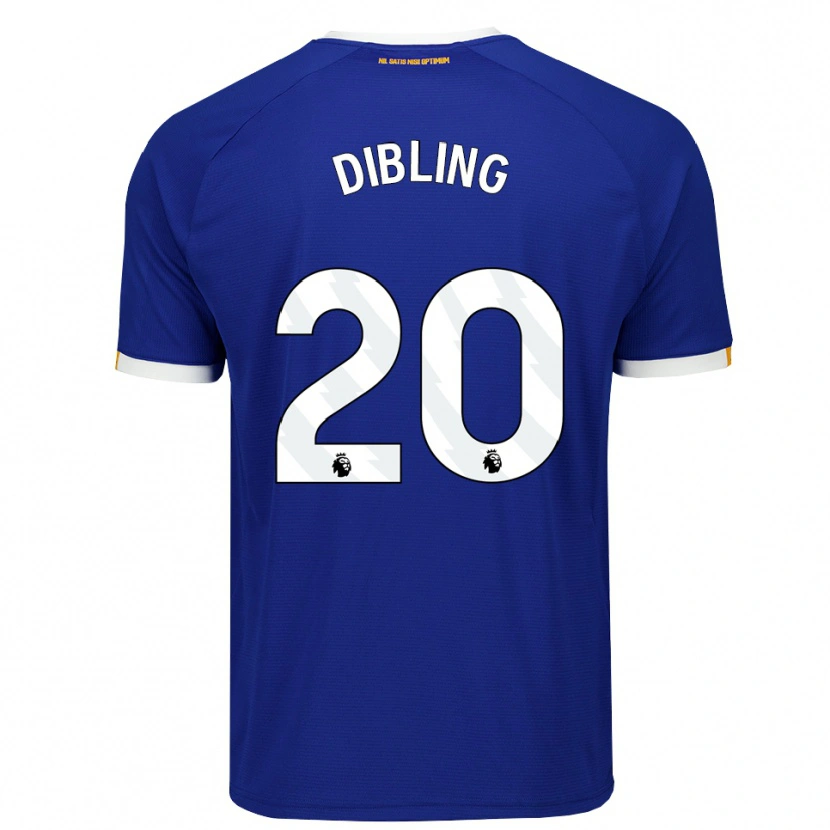 Danxen Męski Tyler Dibling #20 Niebieski Biały Żółty Domowa Koszulka 2026/27 Koszulki Klubowe