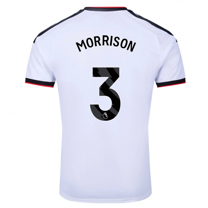 Danxen Męski Kymarley Morrison #3 Biały Czarny Czerwony Domowa Koszulka 2026/27 Koszulki Klubowe