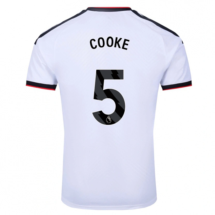 Danxen Męski Logan Cooke #5 Biały Czarny Czerwony Domowa Koszulka 2026/27 Koszulki Klubowe
