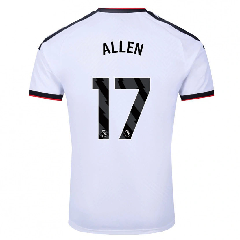 Danxen Męski Isaiah Allen #17 Biały Czarny Czerwony Domowa Koszulka 2026/27 Koszulki Klubowe