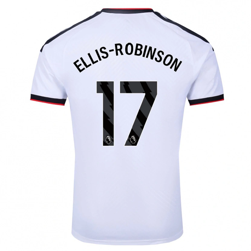Danxen Męski Eddie Ellis-Robinson #17 Biały Czarny Czerwony Domowa Koszulka 2026/27 Koszulki Klubowe