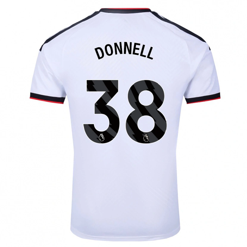 Danxen Męski Chris Donnell #38 Biały Czarny Czerwony Domowa Koszulka 2026/27 Koszulki Klubowe