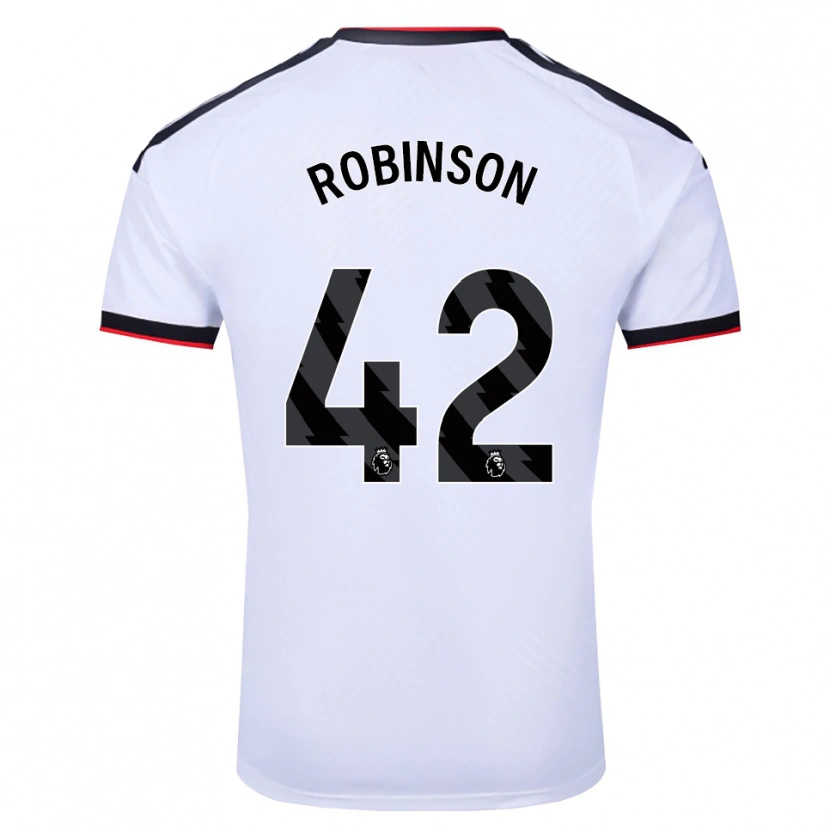 Danxen Męski Charlie Robinson #42 Biały Czarny Czerwony Domowa Koszulka 2026/27 Koszulki Klubowe