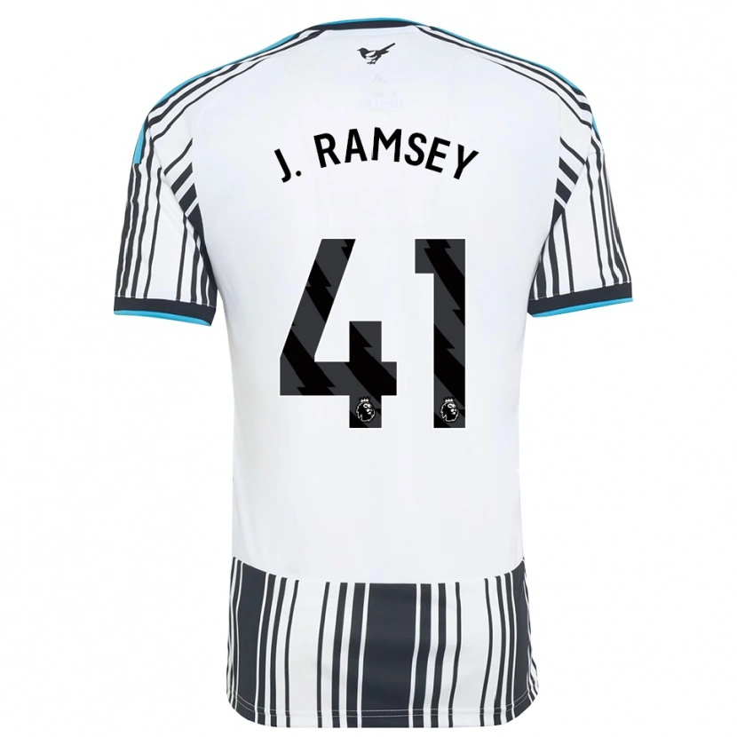Danxen Męski Jacob Ramsey #41 Błękitny Czarny Biały Domowa Koszulka 2026/27 Koszulki Klubowe
