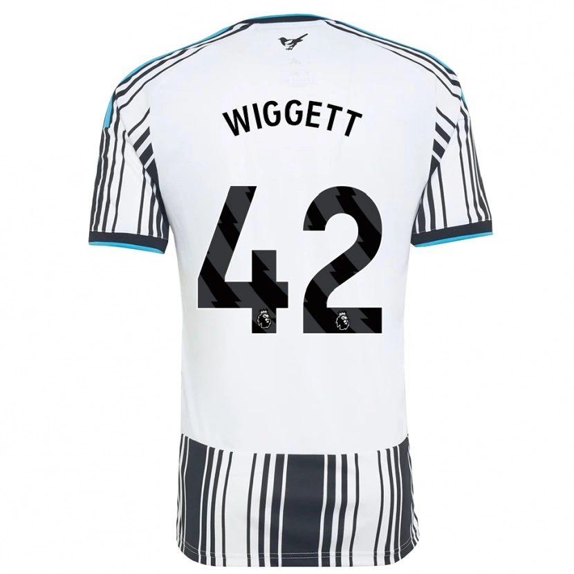Danxen Męski Charlie Wiggett #42 Błękitny Czarny Biały Domowa Koszulka 2026/27 Koszulki Klubowe
