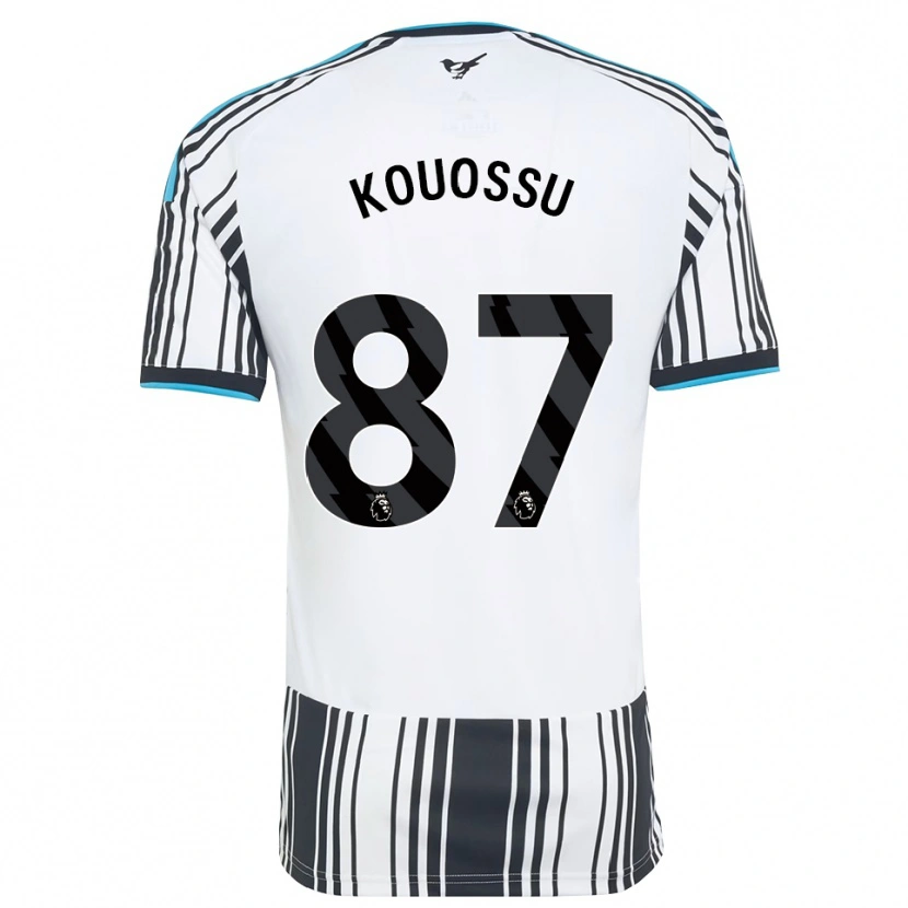 Danxen Męski Jayden Kouossu #87 Błękitny Czarny Biały Domowa Koszulka 2026/27 Koszulki Klubowe