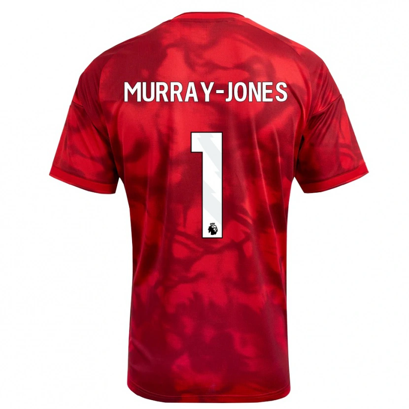 Danxen Męski George Murray-Jones #1 Karmazynowy Biały Domowa Koszulka 2026/27 Koszulki Klubowe