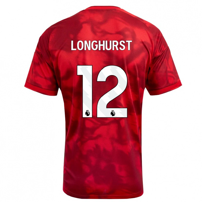 Danxen Męski Kate Longhurst #12 Karmazynowy Biały Domowa Koszulka 2026/27 Koszulki Klubowe