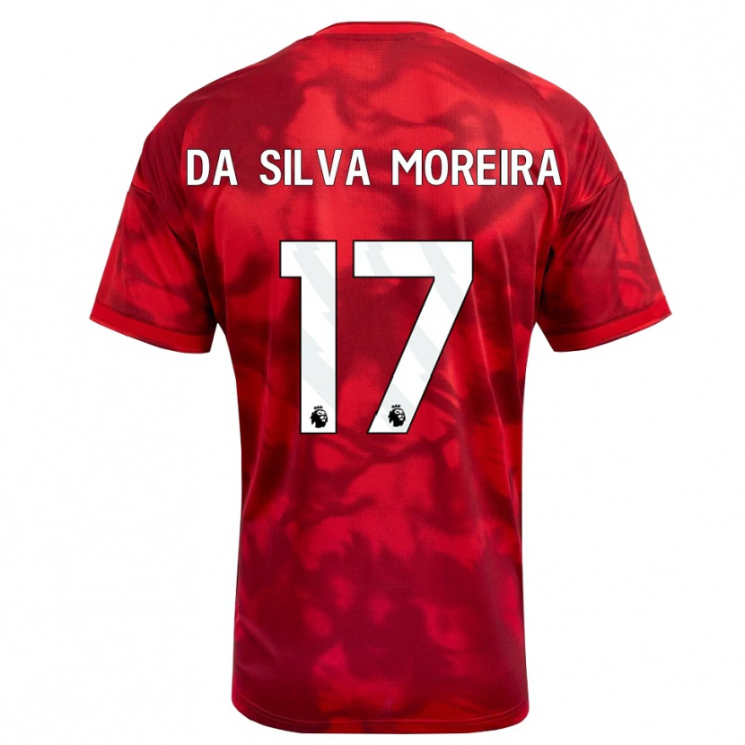 Danxen Męski Eric Da Silva Moreira #17 Karmazynowy Biały Domowa Koszulka 2026/27 Koszulki Klubowe