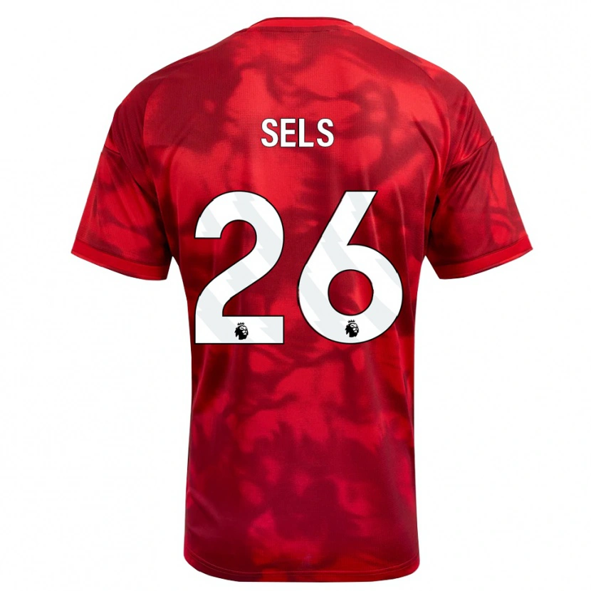 Danxen Męski Matz Sels #26 Karmazynowy Biały Domowa Koszulka 2026/27 Koszulki Klubowe
