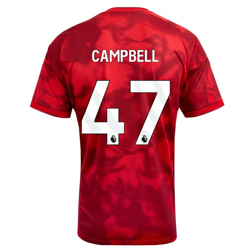 Danxen Męski Luke Campbell #47 Karmazynowy Biały Domowa Koszulka 2026/27 Koszulki Klubowe