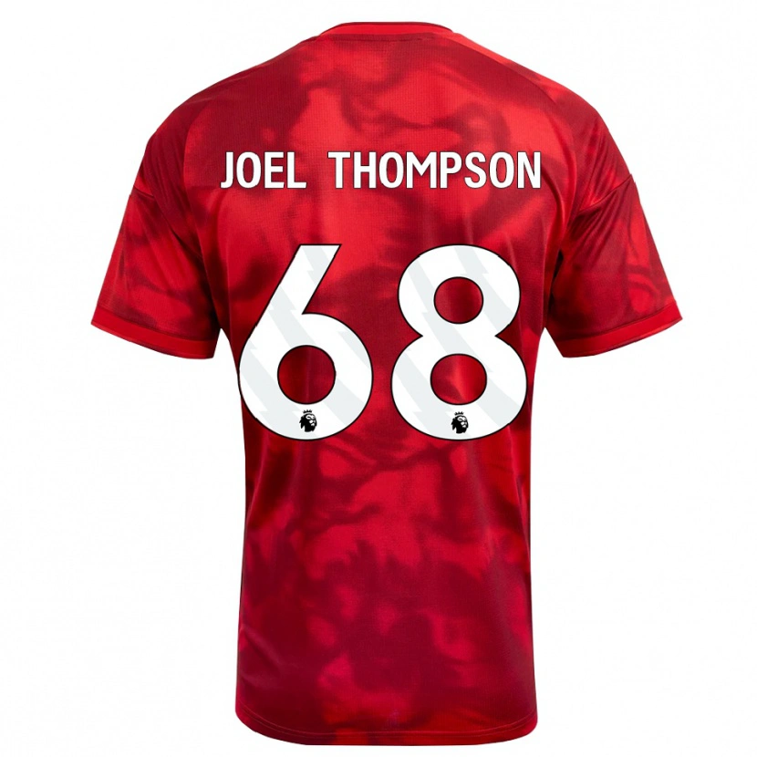 Danxen Męski Joel Thompson #68 Karmazynowy Biały Domowa Koszulka 2026/27 Koszulki Klubowe