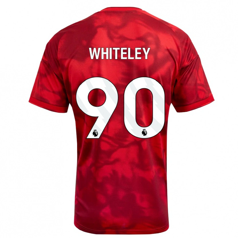 Danxen Męski Jonathan Whiteley #90 Karmazynowy Biały Domowa Koszulka 2026/27 Koszulki Klubowe