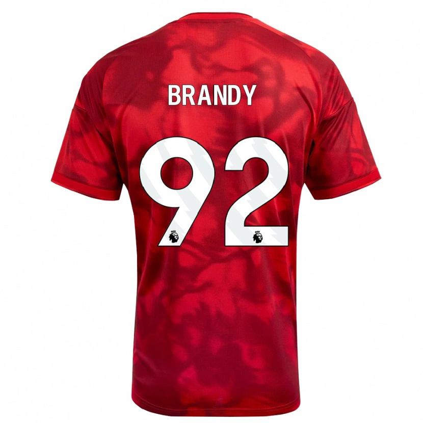 Danxen Męski Taeneal Brandy #92 Karmazynowy Biały Domowa Koszulka 2026/27 Koszulki Klubowe