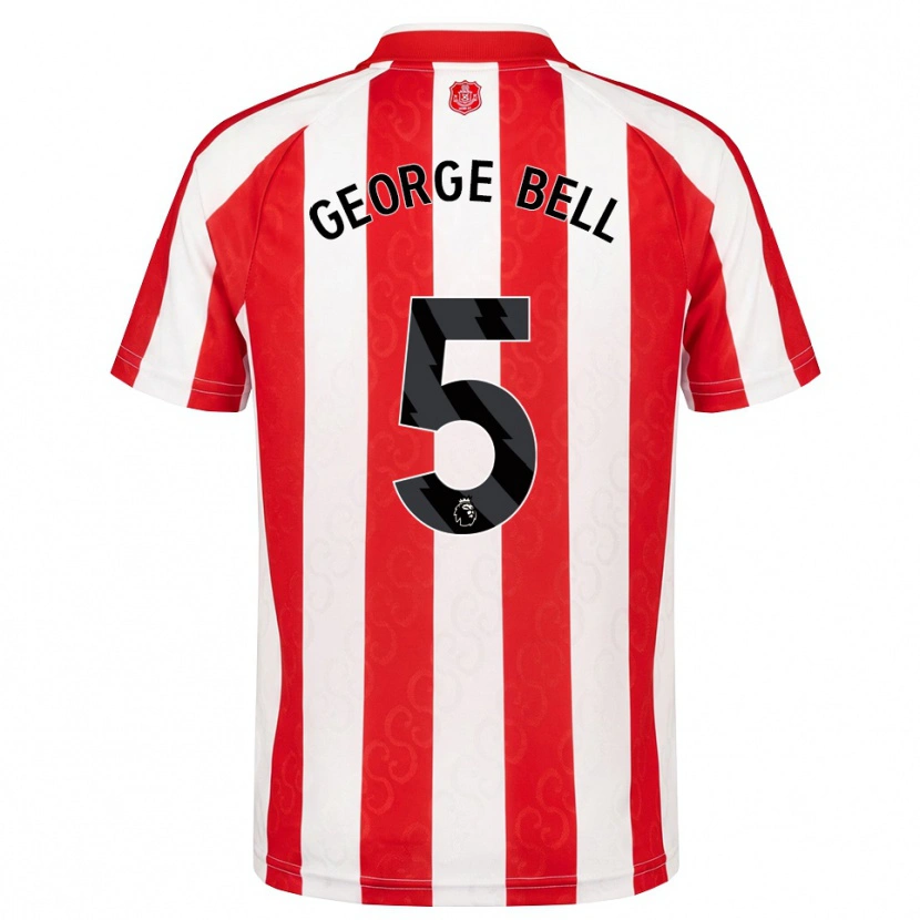 Danxen Męski George Bell #5 Czerwony Biały Czarny Domowa Koszulka 2026/27 Koszulki Klubowe