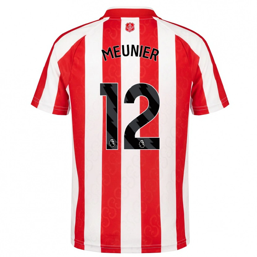Danxen Męski Thomas Meunier #12 Czerwony Biały Czarny Domowa Koszulka 2026/27 Koszulki Klubowe