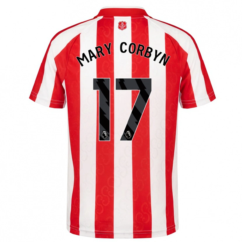 Danxen Męski Mary Corbyn #17 Czerwony Biały Czarny Domowa Koszulka 2026/27 Koszulki Klubowe