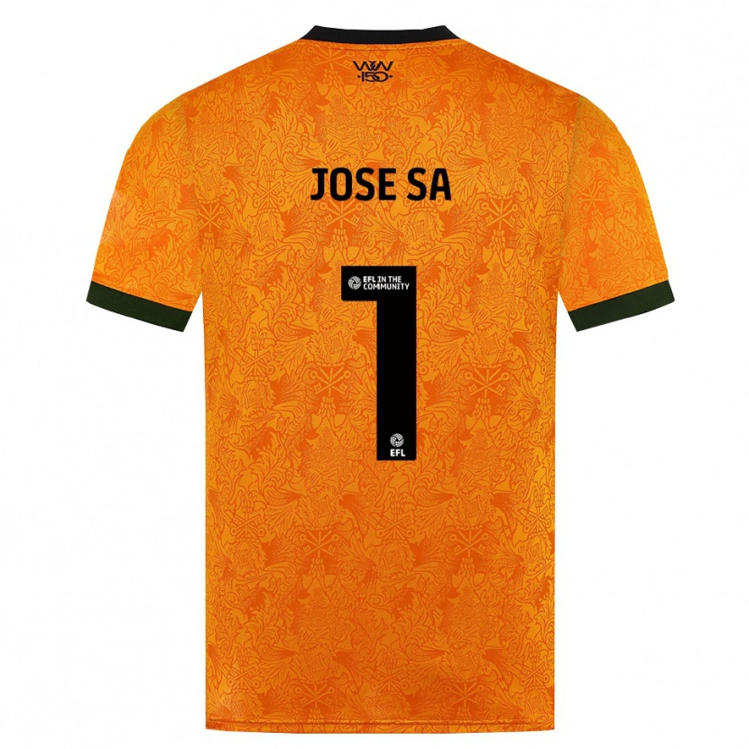 Danxen Męski José Sá #1 Pomarańczowy Czarny Domowa Koszulka 2026/27 Koszulki Klubowe
