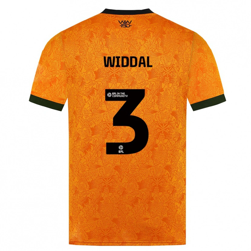 Danxen Męski Natalie Widdal #3 Pomarańczowy Czarny Domowa Koszulka 2026/27 Koszulki Klubowe