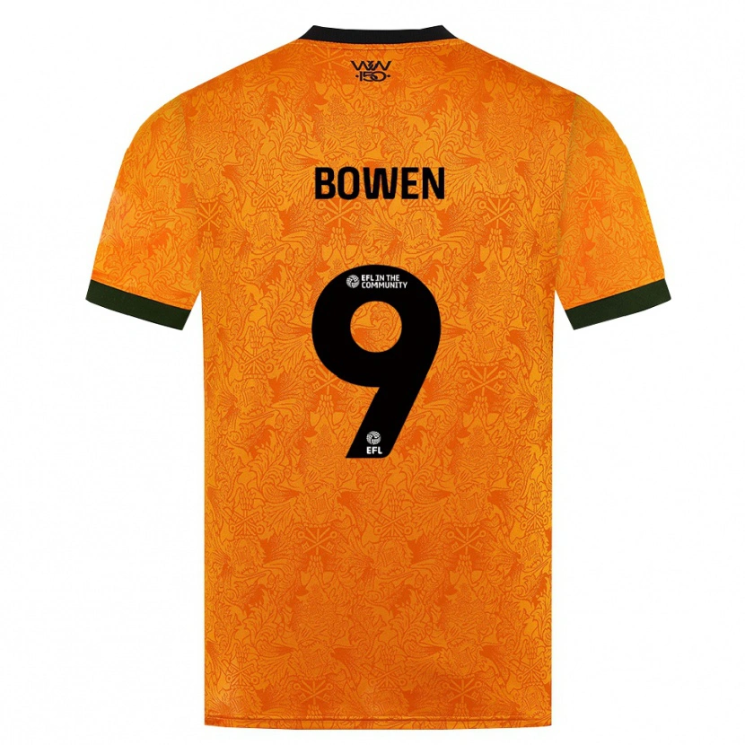 Danxen Męski Reiss Bowen #9 Pomarańczowy Czarny Domowa Koszulka 2026/27 Koszulki Klubowe