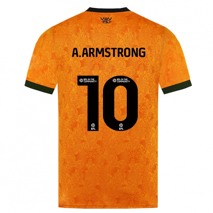 Danxen Męski Adam Armstrong #10 Pomarańczowy Czarny Domowa Koszulka 2026/27 Koszulki Klubowe