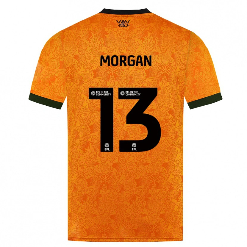 Danxen Męski Bobby Morgan #13 Pomarańczowy Czarny Domowa Koszulka 2026/27 Koszulki Klubowe