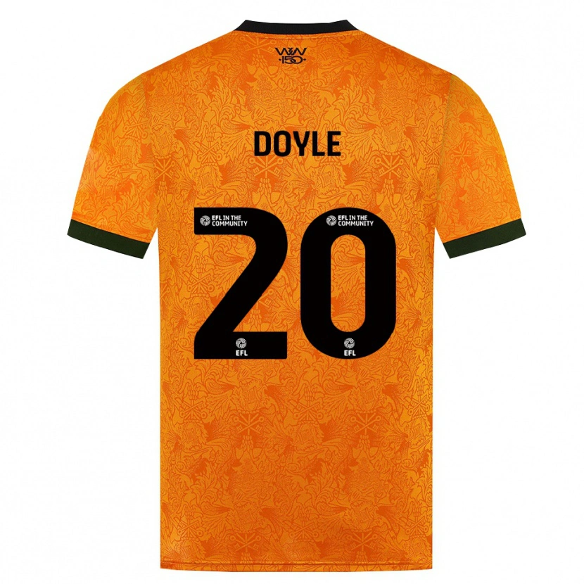Danxen Męski Tommy Doyle #20 Pomarańczowy Czarny Domowa Koszulka 2026/27 Koszulki Klubowe