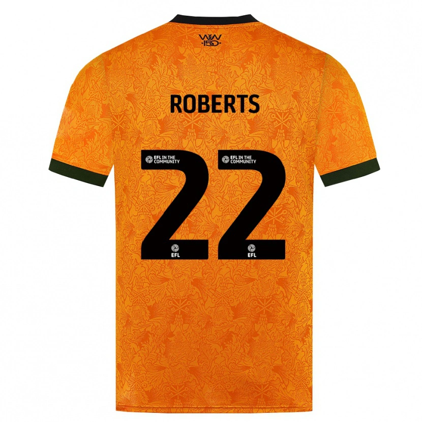 Danxen Męski Beth Roberts #22 Pomarańczowy Czarny Domowa Koszulka 2026/27 Koszulki Klubowe