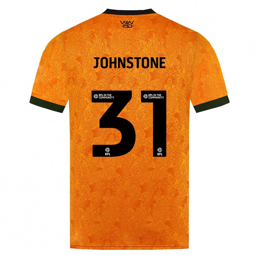 Danxen Męski Sam Johnstone #31 Pomarańczowy Czarny Domowa Koszulka 2026/27 Koszulki Klubowe