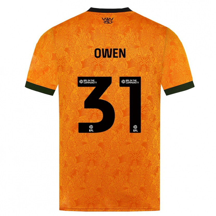 Danxen Męski Skye Owen #31 Pomarańczowy Czarny Domowa Koszulka 2026/27 Koszulki Klubowe