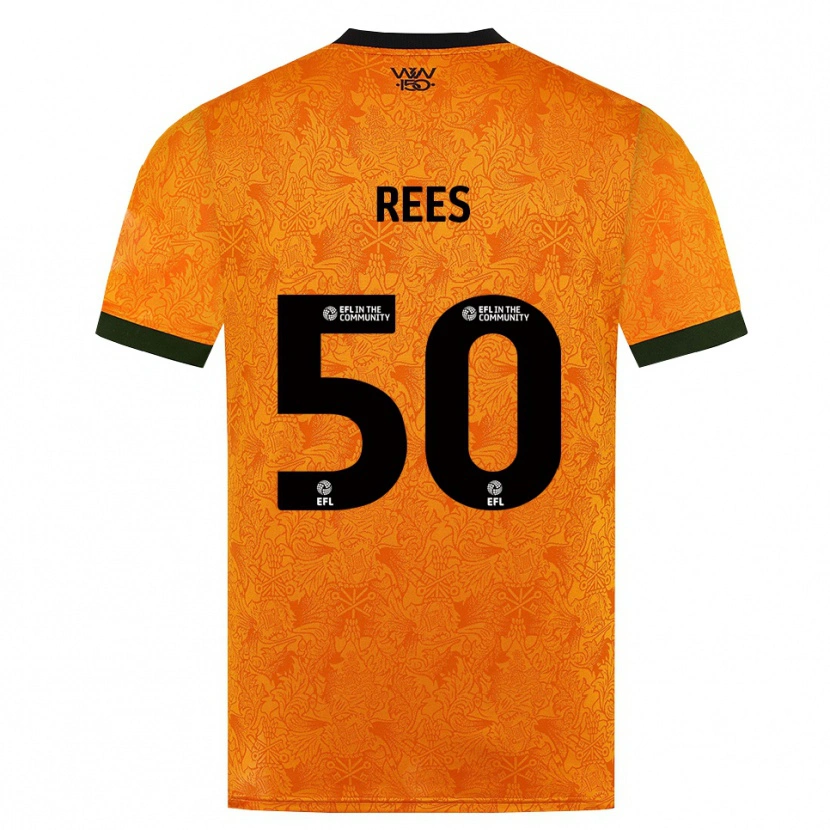 Danxen Męski Mason Rees #50 Pomarańczowy Czarny Domowa Koszulka 2026/27 Koszulki Klubowe