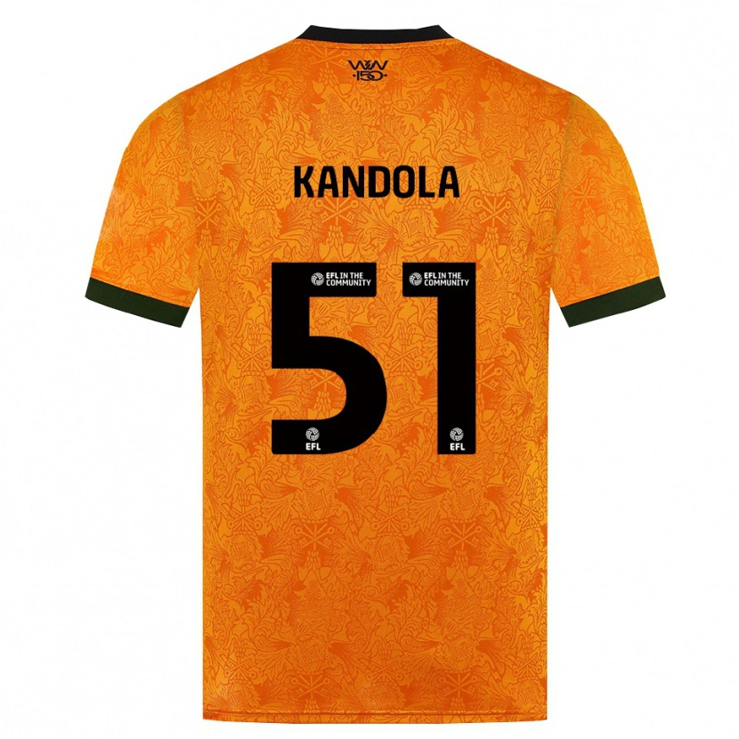 Danxen Męski Kam Kandola #51 Pomarańczowy Czarny Domowa Koszulka 2026/27 Koszulki Klubowe