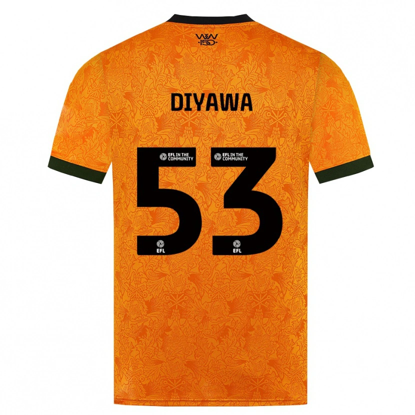 Danxen Męski Aaron Keto Diyawa #53 Pomarańczowy Czarny Domowa Koszulka 2026/27 Koszulki Klubowe