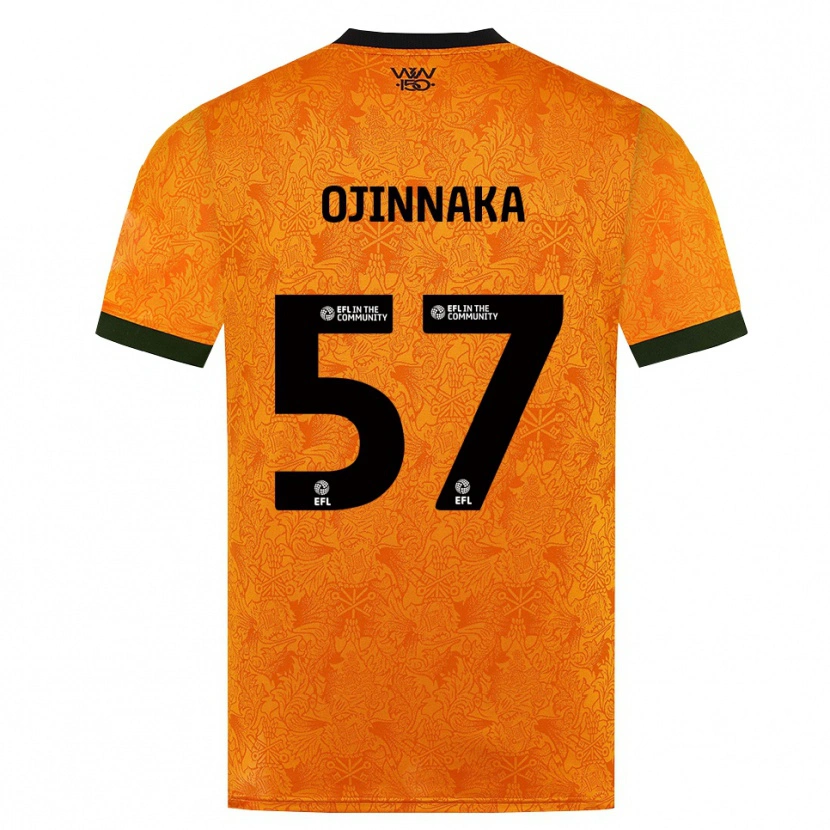 Danxen Męski Temple Ojinnaka #57 Pomarańczowy Czarny Domowa Koszulka 2026/27 Koszulki Klubowe