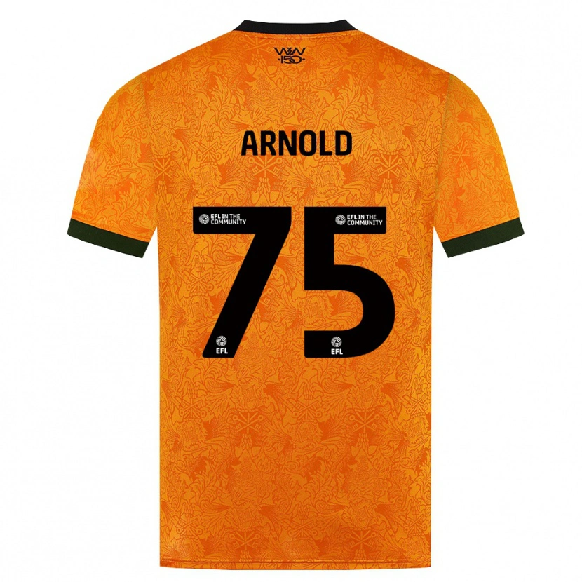 Danxen Męski Alfie Arnold #75 Pomarańczowy Czarny Domowa Koszulka 2026/27 Koszulki Klubowe